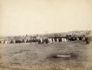 Indian Council i fjendtlig lejr, 1891