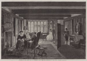 Checkmate, Next Move, fra Udstillingen på Det Kongelige Akademi af John Callcott Horsley