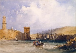 Indgangen til Marseilles havn (wc)