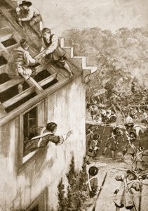 Angrebet af Dunkeld, 21. august 1689 (litho)