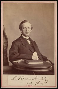 Portræt af Lyman Trumbull 1813-1896, før 1876.