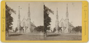 Stereoskopisk billede af Unity Church, ca. 1870