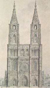 Vestfronten af Strasbourg-katedralen