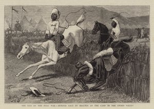 The End of the Zulu War, Hurdle Race af Basutos i lejren i Upoko-dalen