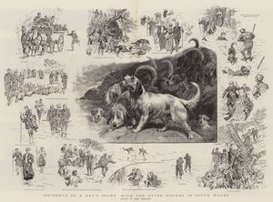 Hændelser af en dags sport med Otter Hounds i det sydlige Wales af John Charlton