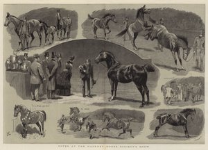 Noter ved Hackney Horse Society Show