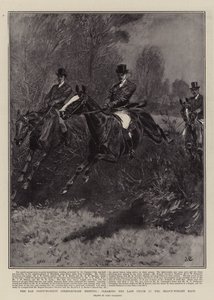 Bar Point-to-Point Steeplechase-mødet, der rydder det sidste hegn i sværvægtsløbet af John Charlton