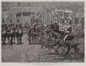 Den militære turnering i Royal Agricultural Hall af John Charlton