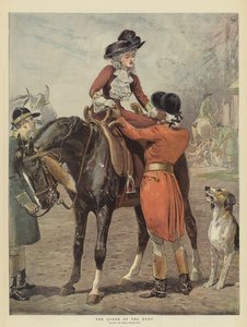 Jagtens dronning (chromolitho)