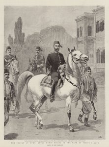 Sultanen derhjemme, Abdul Hamid rider i Yildiz-paladsparken