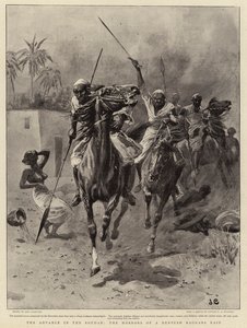 Fremrykningen i Soudan, rædslerne ved et dervish-baggara-raid