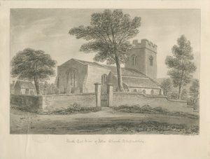 Alton Church: sepia drawing, 1841dani