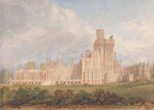 Costessey Hall, Norfolk af John Chessell Buckler