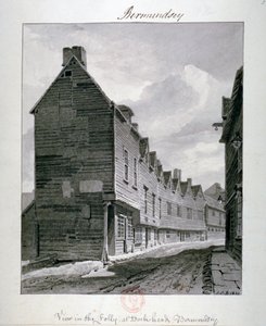 Dockhead Folly, Bermondsey, London, 1820 af John Chessell Buckler