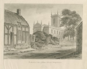 Stenkirke: sepia tegning af John Chessell Buckler