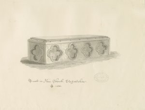 Grav i Ham Kirke af John Chessell Buckler