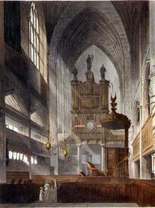 Interiør af klosteret, fra 