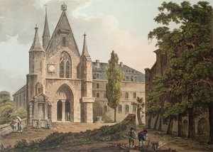 College de Navarre i Paris, graveret af I. Hill, 1809 (akvatinte)
