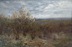 Spring in the Valley (olie på lærred)