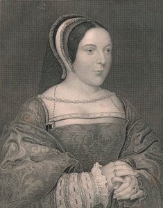 Margaret Tudor. Dronning af Skotland, c1525, begyndelsen af midten af det 19. århundrede.