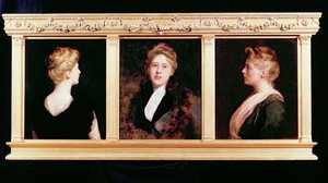 Tredobbelt portræt af en kvinde af John Collier