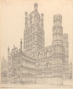Ely Cathedral, Cambridgeshire, S.W. Udsigt af John Coney