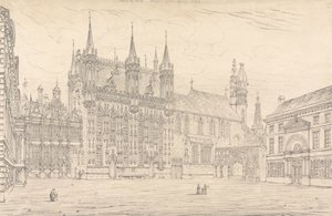 Hotel de Ville, Bruges af John Coney