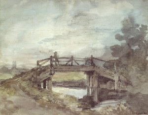 En bro over Stouren af John Constable