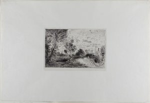 En gammel bro ved Salisbury af John Constable