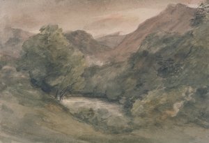 Borrowdale, Evening after a Fine Day, 1. oktober af John Constable