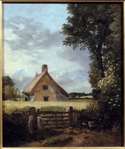 Sommerhus i en hvedemark. Maleri af John Constable (1776-1837) af John Constable