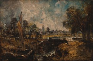 Dedham Lock af John Constable