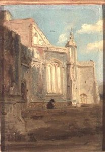 Østre Bergholt Kirke af John Constable