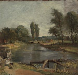 Flatford lås af John Constable