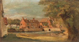 Flatford Mill, mellem 1810 og 1811. af John Constable