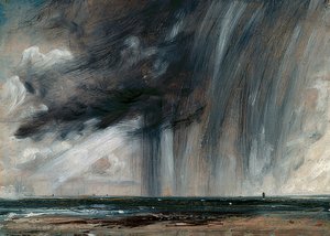 Tordenvejr over havet. Omkring 1824-26 af John Constable