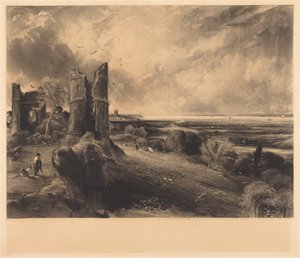 Hadleigh Castle (stort billede) af John Constable