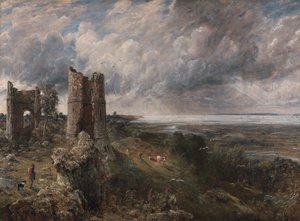 Hadleigh Castle, Themsens mund - morgen efter en stormfuld nat af John Constable