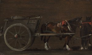 Hest og vogn af John Constable