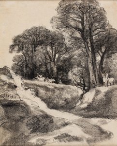 I Helmingham Park, Suffolk af John Constable