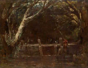 Landskab (Låsen) af John Constable