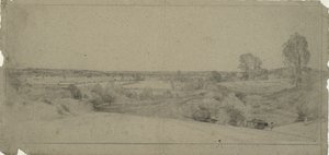 Landskab med udsigt over Dedham Vale set fra Langham af John Constable