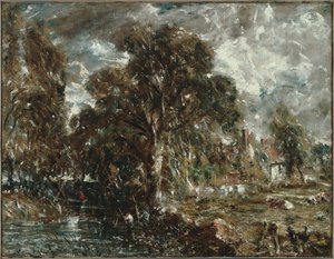 På floden Stour af John Constable