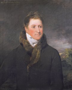 Portræt af Greswold Lewis (d.1819) fra Malvern Hall, Warwickshire