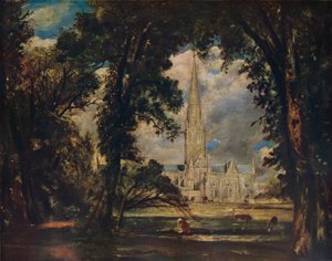 Salisbury Cathedral, c1823 af John Constable
