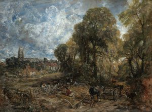 Stoke-by-Nayland, 1836. af John Constable