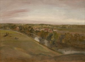 Stratford Saint Mary fra Coombs, ca. 1800 af John Constable