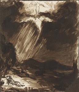 Studie af Jacobs drøm, efter Aert de Gelder af John Constable
