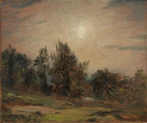 Træer på Hampstead Heath af John Constable