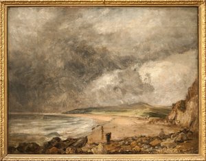 Weymouth Bay Approaching Storm (olie på lærred) af John Constable